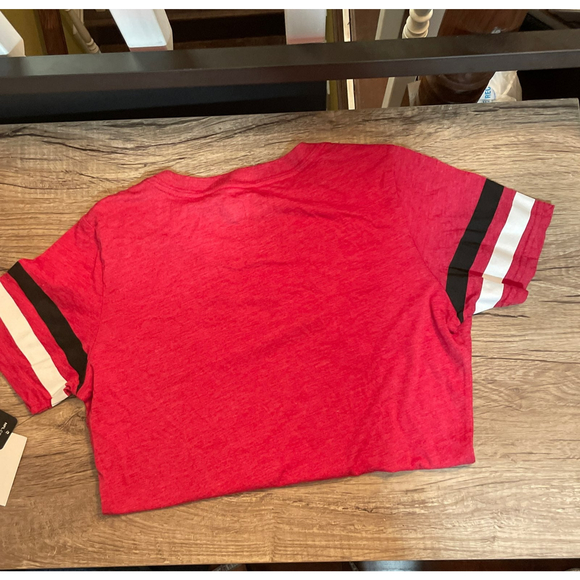 NFL Team Apparel Atlanta Falcons Blinged Out Top Small NEW - Picture 8 of 11